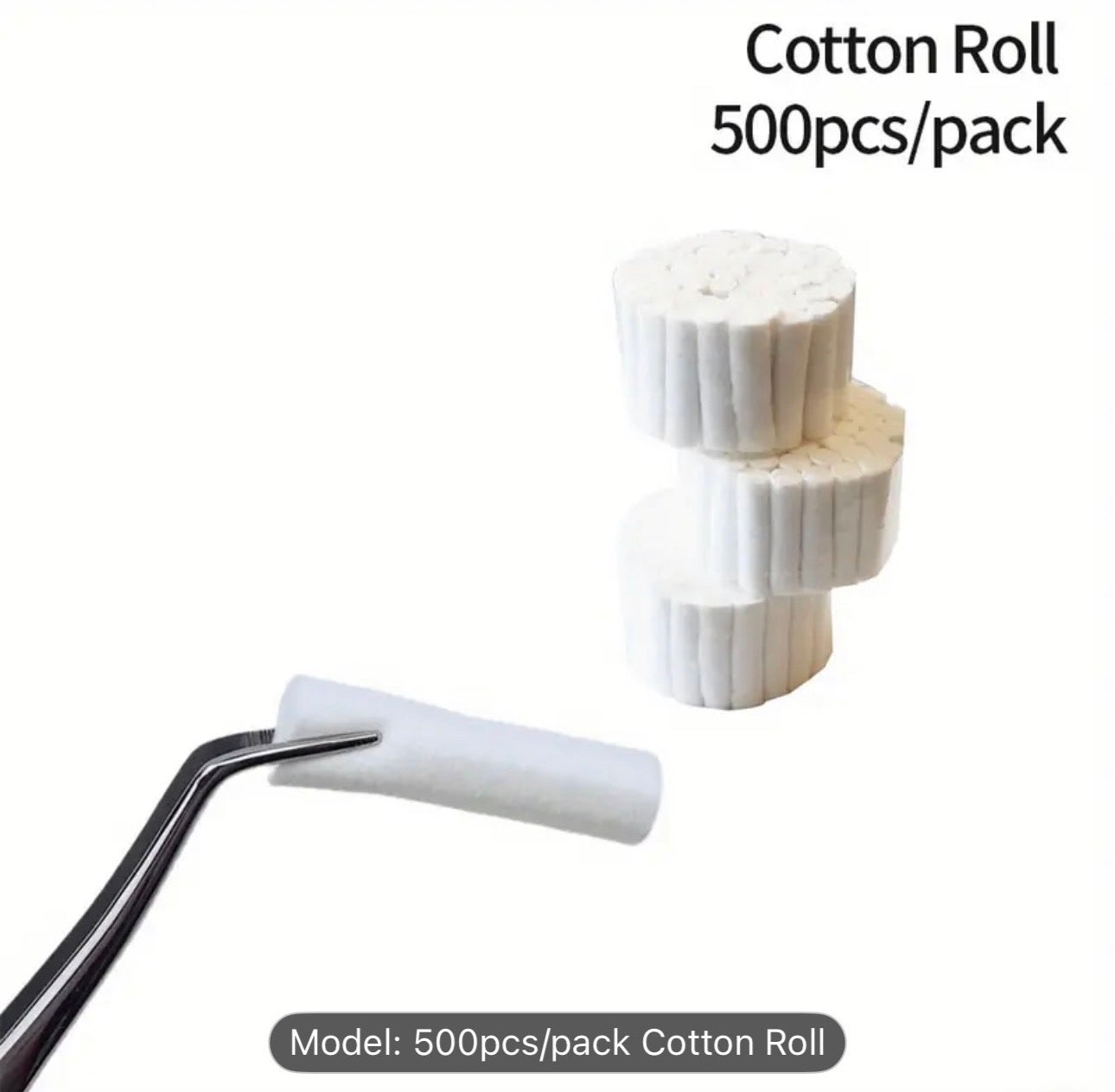 500pcs/ Pack Disposable Rolls, High Purity Oral Personal Care