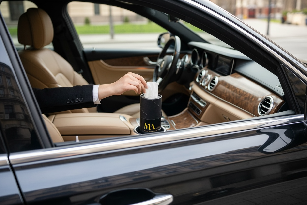 MA Atelier Noir Tissue Holder