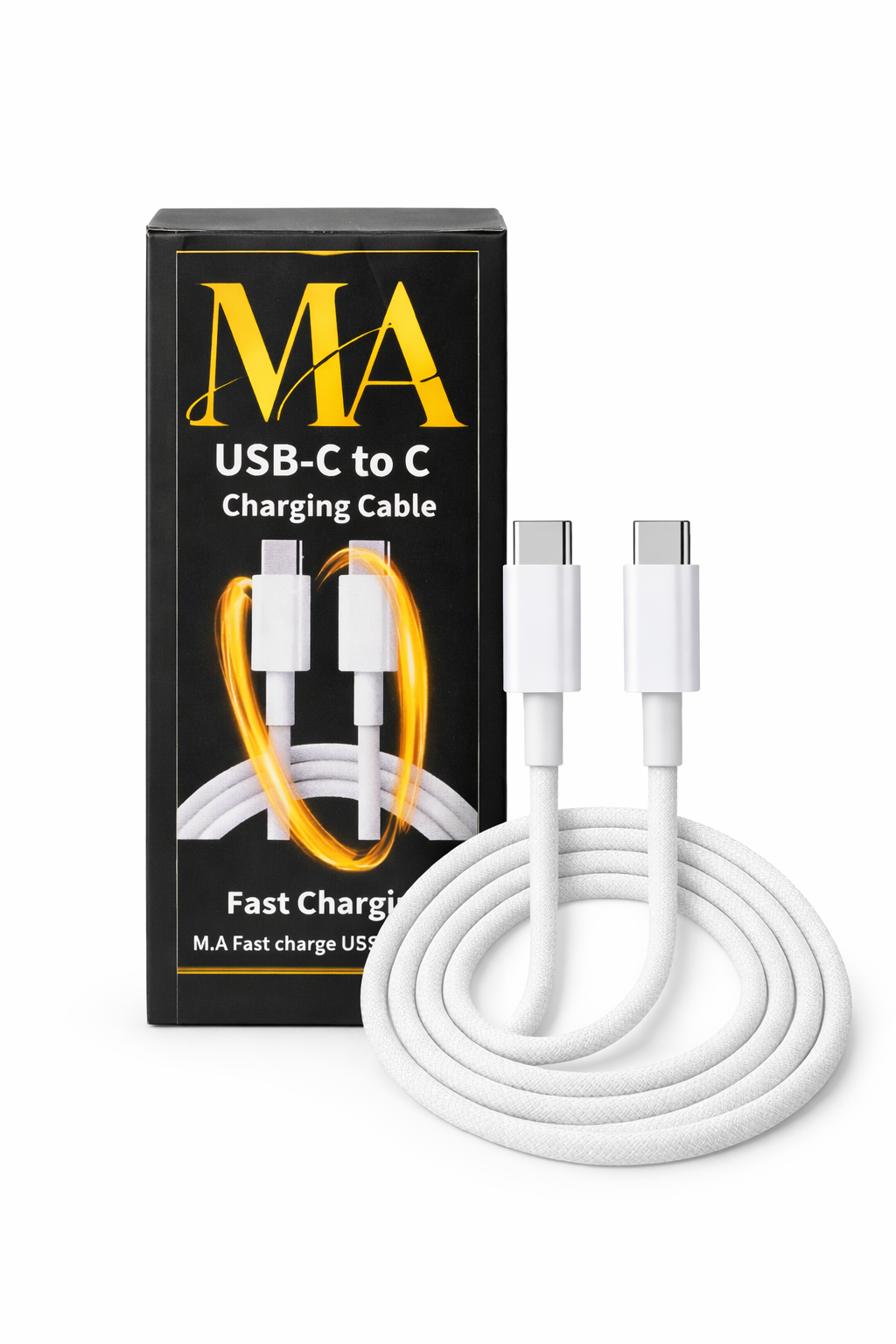 MA 60W USB-C to USB-C Fast Charging Cable (1m,Pvc)