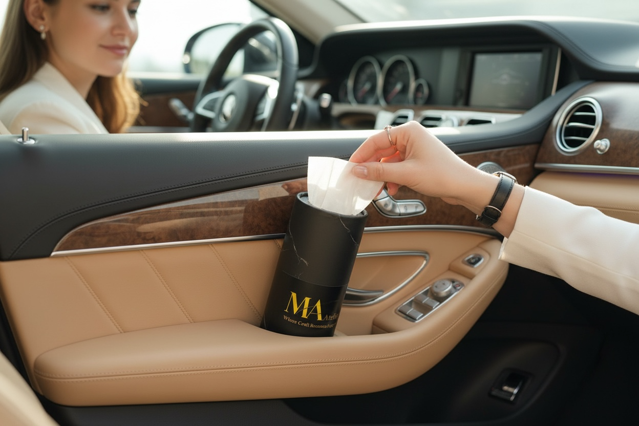 MA Atelier Noir Tissue Holder